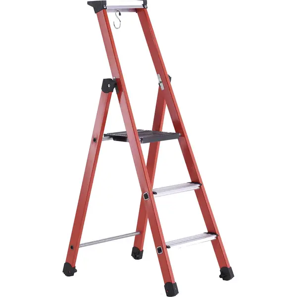 Image of Zarges Fibreglass Platform Step Ladder 40435 Treads: 7