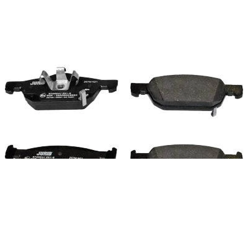 Image of JURID 572624J Brake pad set with acoustic wear warning, without accessories, with piston clip Brake Pad Set,disc brake (402)