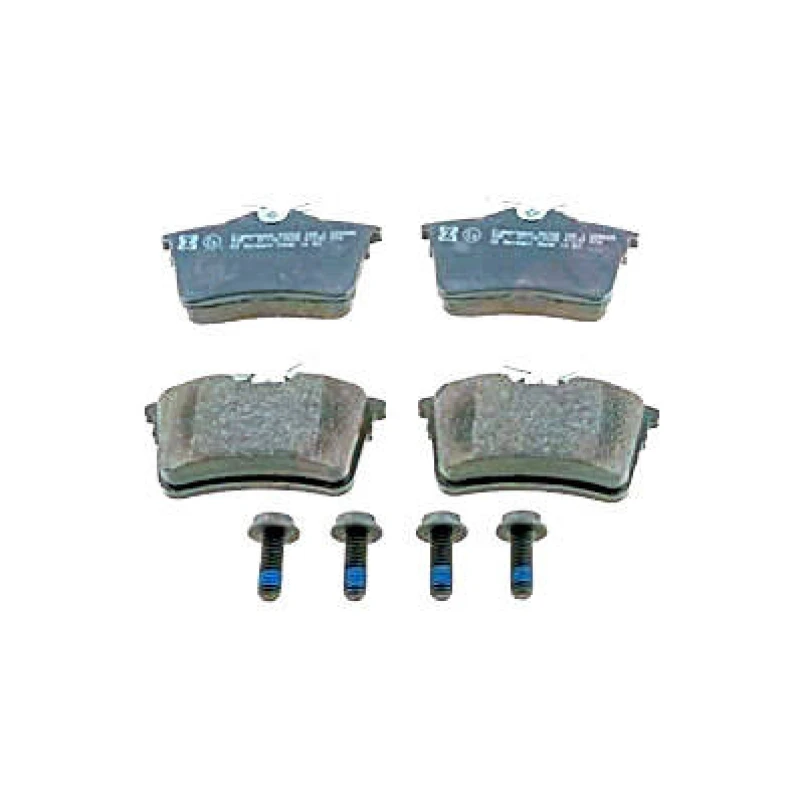 Image of ZIMMERMANN 24765.165.1 Brake pad set Rear Axle, Photo corresponds to scope of supply, with bolts/screws Brake Pad Set,disc brake (402)