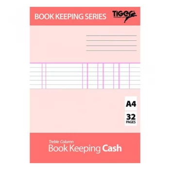 Image of Book Keeping Cash Book A4 Pack of 6 302299