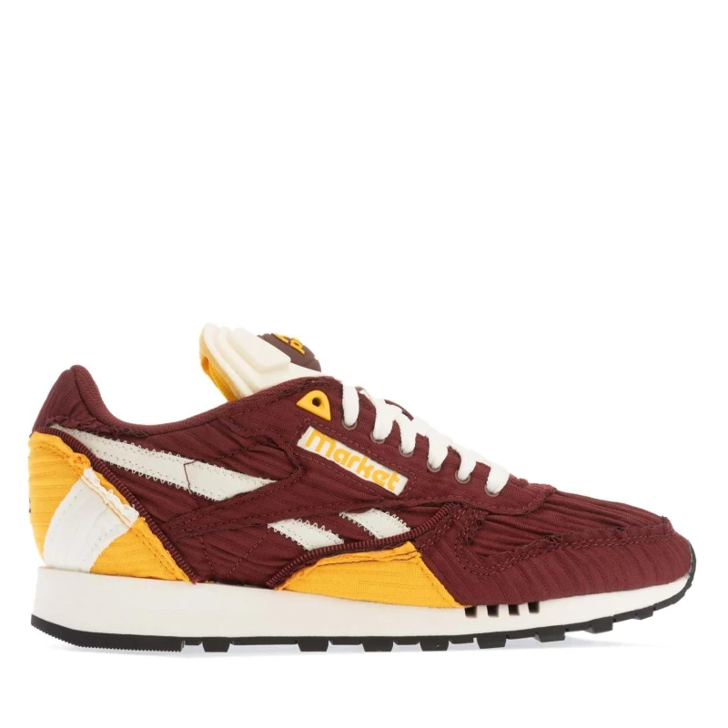Image of Reebok Classic Leather Pump Shoes - Red Red 5