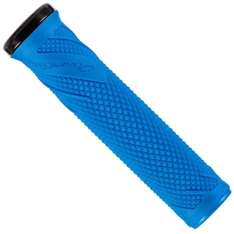 Image of Lizard Skins Single-Clamp Lock-On Wasatch Deja Blue unisex One Size