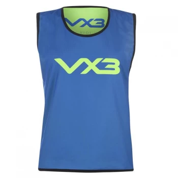 VX-3 Reversible Mesh Hi Viz Training Bib Junior - Blue