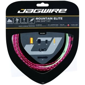 image of Jagwire Mountain Elite Link Shift Cable Kit Red