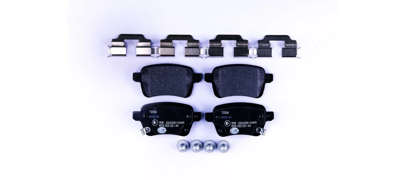 Image of HELLA Brake pad set HELLA 8DB 355 021-441