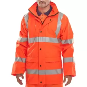 Image of Super B-dri Breathable Jacket Orange - Size 3XL