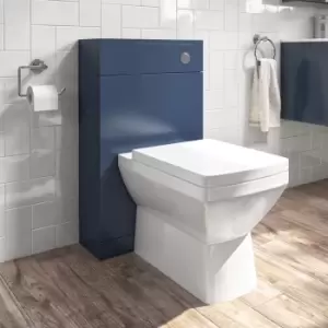 image of 500mm Blue Back to Wall Toilet Unit Only - Ashford