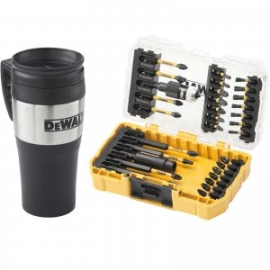 image of DEWALT 32 Piece FlexTorq Impact Screwdriver Bit Set and Mug