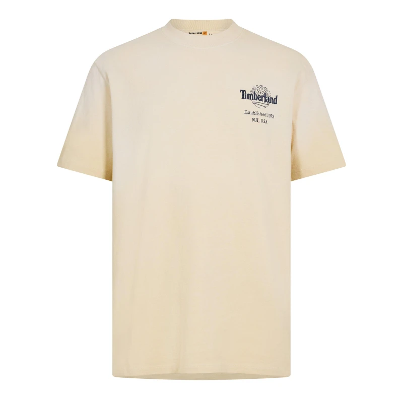 Image of Timberland Timb Sunfade Bck Grp Sn62 Oversized T-Shirts S White 59554001350