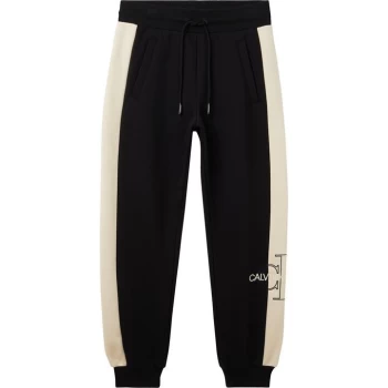 image of Calvin Klein Jeans Mono Block Jogging Pants - CK BLACK BEH