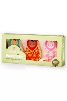 Image of Collectable Woodlies - Rosa, Penny & Flo