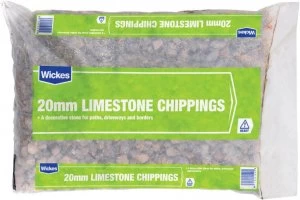 Image of Wickes 20mm Limestone Chippings Major Bag B7