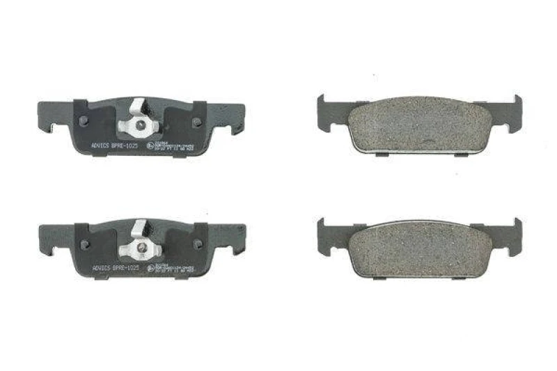 Image of AISIN BPRE-1025 Brake pad set Premium ADVICS by AISIN excl. wear warning contact Brake Pad Set,disc brake (402)