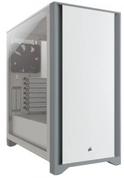 image of Corsair 4000D Tempered Glass Mid-Tower - White