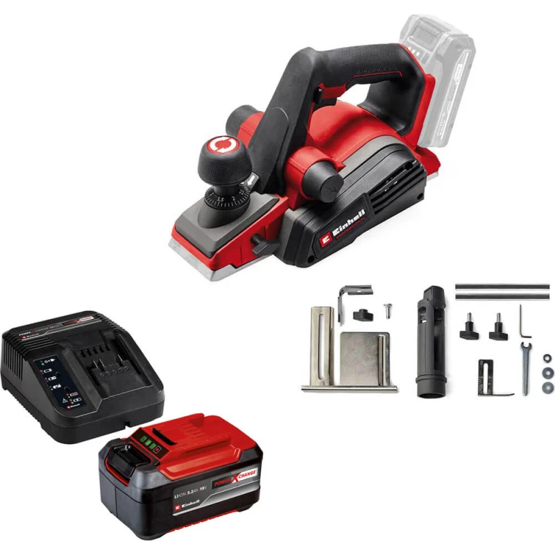 Image of Einhell Professional TP-PL 18/3 Li BL 18v Cordless Brushless Planer TP-PL 18/3 Li BL - Solo Batteries: 1 x 5.2ah Li-ion