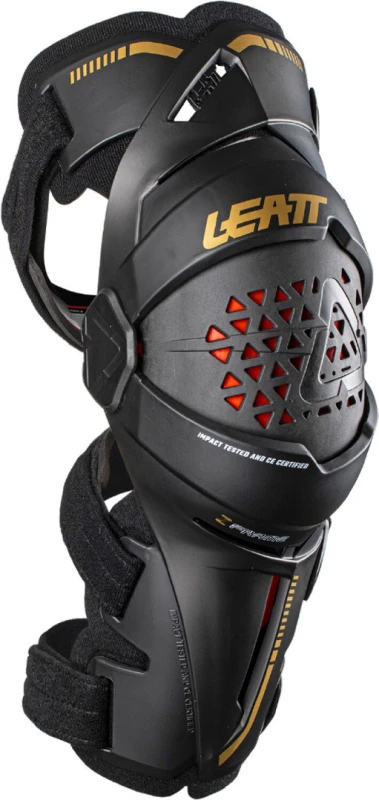 Image of Leatt Z-Frame Lines Knee Protectors, black, Size S for Men