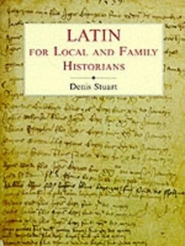 Image of Latin for Local and Family Historians Hardback