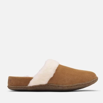 Image of Sorel Womens Nakisk A Slide Ii Suede Slippers - Camel Brown - UK 4