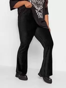 Image of Yours Yours Cord Flare - Black, Size 16, Women