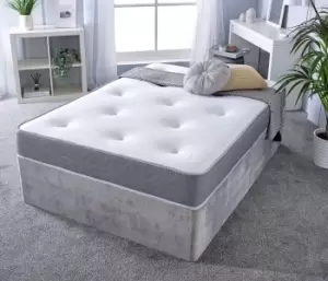 image of Galaxy Memory Fibre 22cm Deep Spring Tufted Mattress