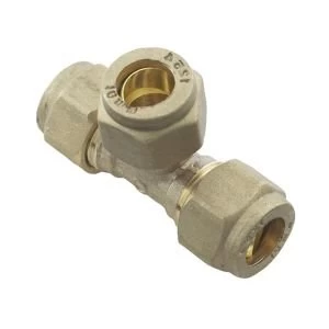 Image of Plumbsure Compression Equal Tee Dia10mm