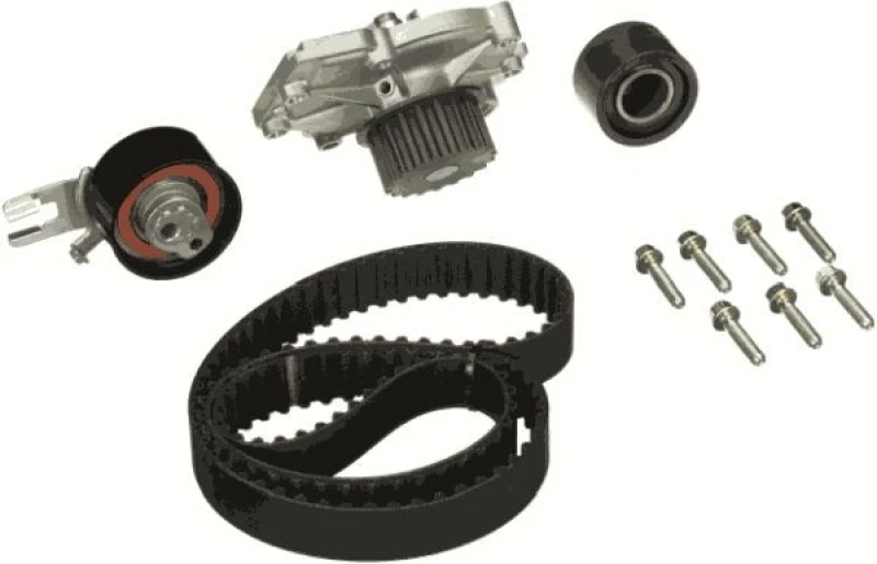 Image of GATES Water pump and timing belt kit GATES KP25553XS