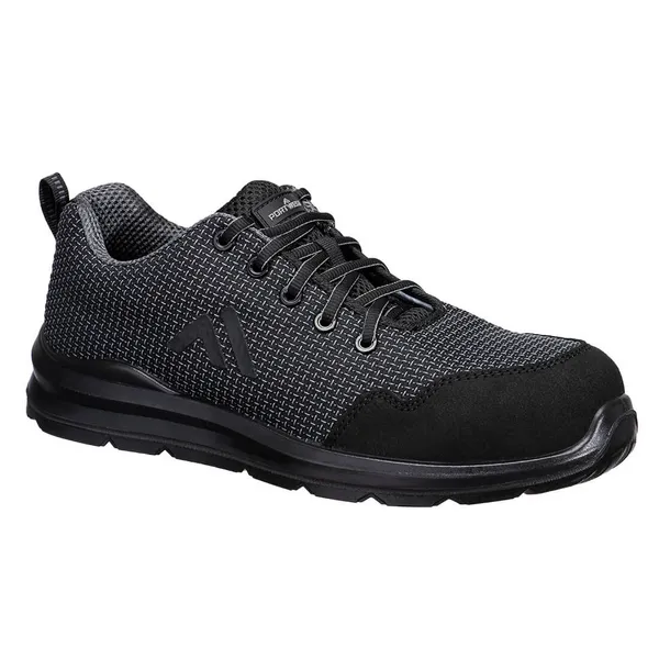 Image of Portwest Composite Toe Cap S3S Safety Trainers FC72GRR41 Colour: Grey