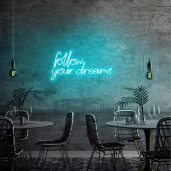 Image of Follow Your Dreams - Blue Blue Wall Lamp