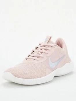 Image of Nike Flex Experience Run 9 - Pink/Silver , Pink/Silver, Size 6, Women