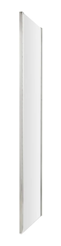 Image of Balterley Sonic 1000mm Shower Side Panel & 8mm Safety Glass & Easyfit - Chrome in Silver Silver Unisex
