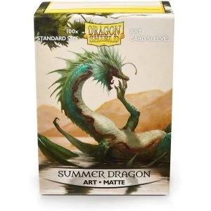 image of Dragon Shield - Summer Dragon Classic Art Sleeves - 100 Sleeves