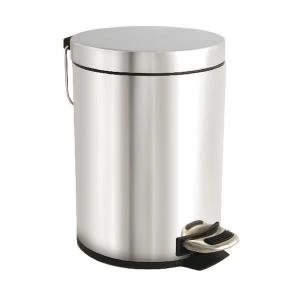 image of 5 Litre Stainless Steel Pedal Bin