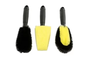 image of Laser Tools 5008 Wheel Brush Set 3pc