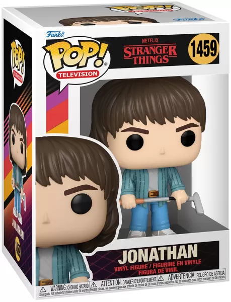 image of Stranger Things Season 4 - Jonathan vinyl figurine no. 1459 Funko Pop! multicolour