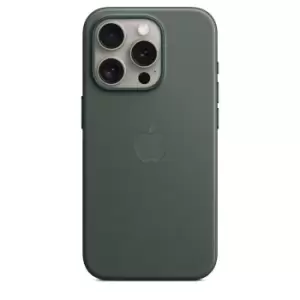 Image of Apple iPhone 15 Pro FineWoven Evergreen Phone Case With Magsafe