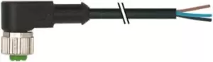 Image of Murrelektronik Limited, 7000 Series, 90 Female M12 Industrial Automation Cable Assembly, 3 Core 5m Cable
