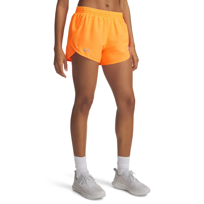 Image of Womens shorts Under Armour Fly-By Orange Female S