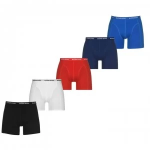 image of Bjorn Borg 5 Pack Trunks - Blk/Wt/Ny/Bl/Rd