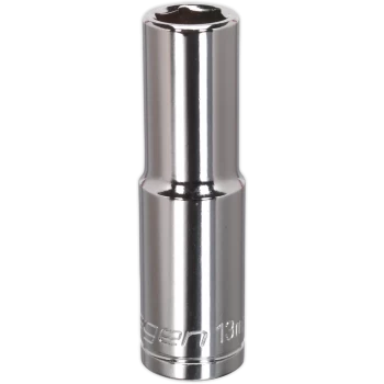 Image of Siegen 1/2" Drive Deep Hexagon WallDrive Socket Metric 1/2" 13mm