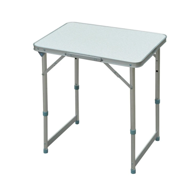 Image of Outsunny Garden Outdoor Camping Aluminium Table Portable Folding Picnic Table Silver unisex