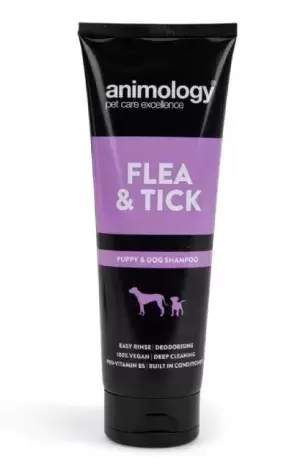 Image of Animology Flea and Tick Puppy and Dog Shampoo 250ml