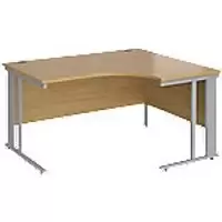 Image of Dams International Right Hand Ergonomic Desk MCM14ERSO 1,400 x 1,200 x 725 mm