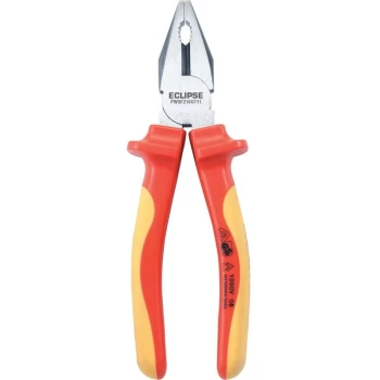 image of PWSF2164/7 7' VDE Soft Grip Combination Pliers - Eclipse Blue