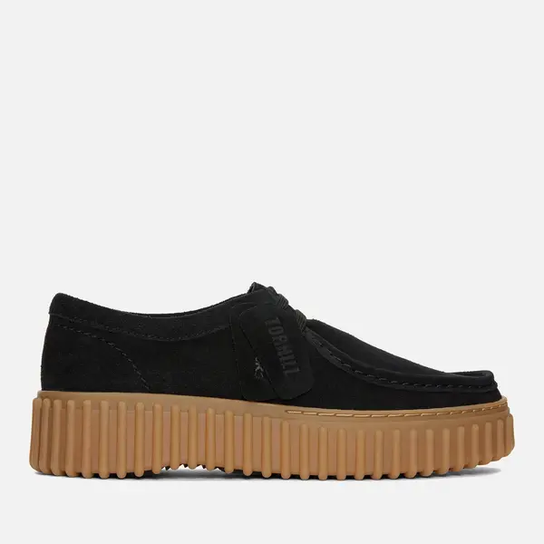 Image of Clarks Womens Torhill Bee Suede Shoes - UK 8