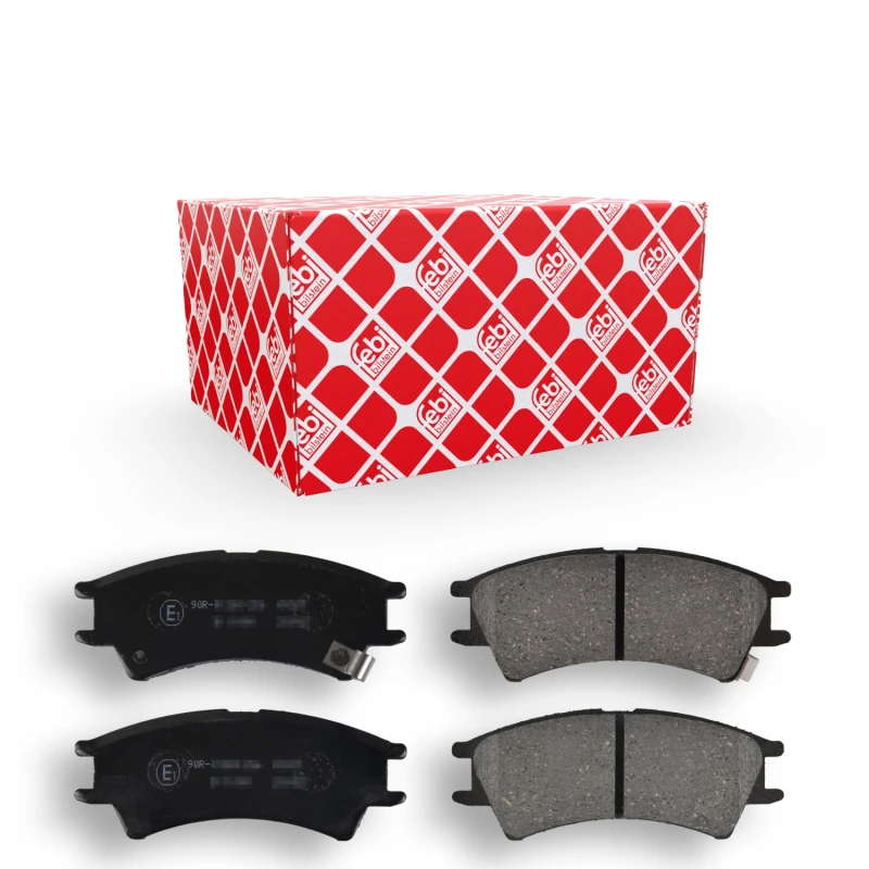 Image of FEBI BILSTEIN 16541 Brake pad set Front Axle, with acoustic wear warning Brake Pad Set,disc brake (402)