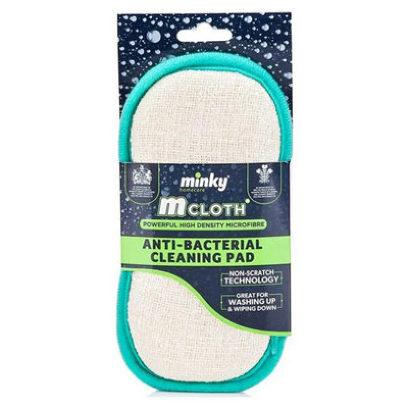Image of Minky M Cloth Antibacterial Cleaning Pad White unisex
