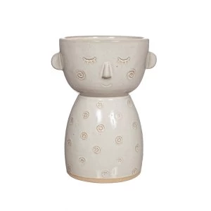 Image of Sass & Belle Simple Face Glazed Vase