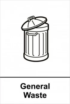 Image of Spectrum Rcyclng Sign-General Waste RPVC