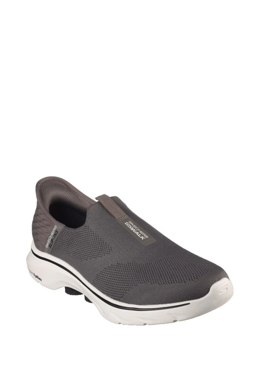 Image of Skechers Slip-Ins Go Walk 7 Easy On Trainers - Brown Size 6, Men Brown VXKNY Male 6