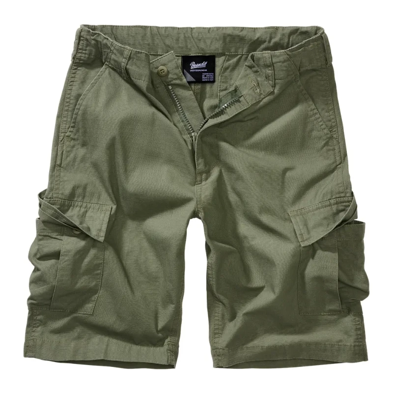 Image of Brandit Children's shorts Brandit BDU Ripstop Vert Unisex 7/8 ans